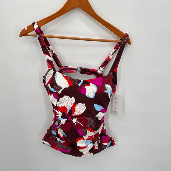 ATHLETA NWT Square Nek Bra Cup Tankini // 32D/DD - Picture 3 of 14